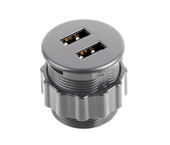 vlam Pardon corruptie USB Lader dubbel Inbouw Zilver| ONLINE Bestellen - Meubelbeslag Online